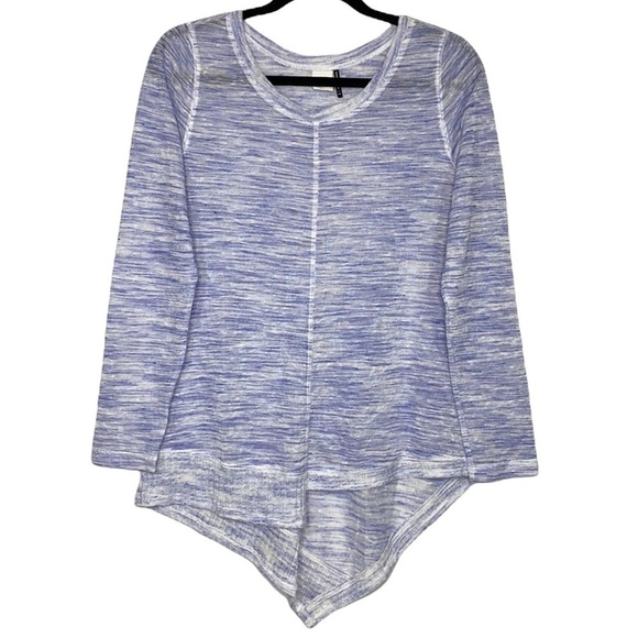 Anthro Akemi + Kin Heathered Asymmetric Hem Sweater - Picture 1 of 7